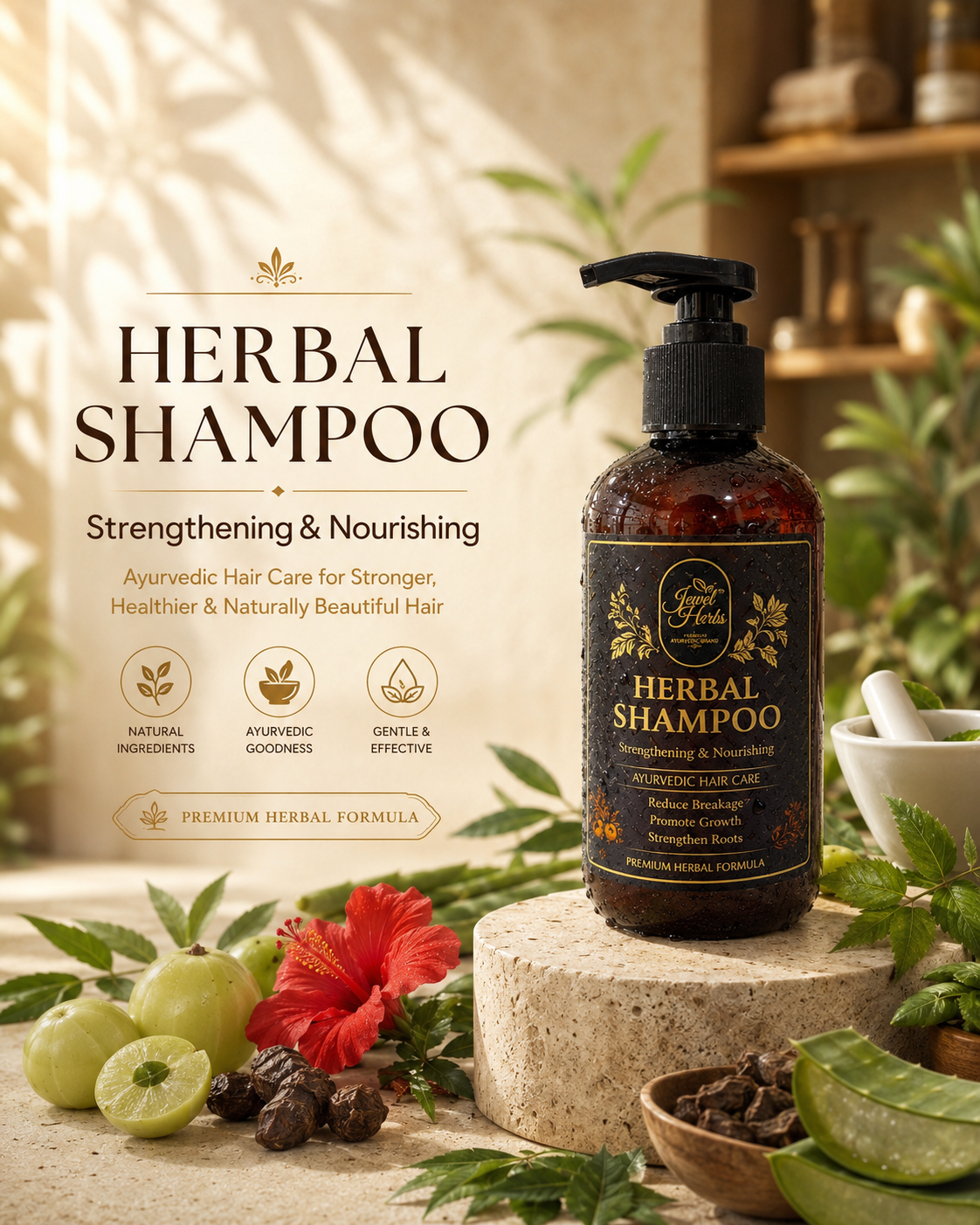 Jewel Herbs Herbal Shampoo